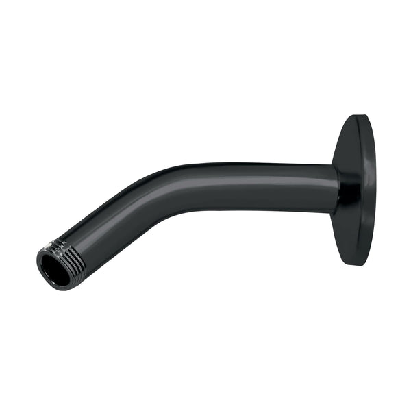 Foset Aqua BCH-500M Brazo corto con chapetón para regadera, negro mate - Mundo Tool 