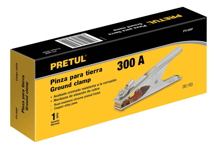 Pinza Para Tierra De 300 A Pretul - Mundo Tool 