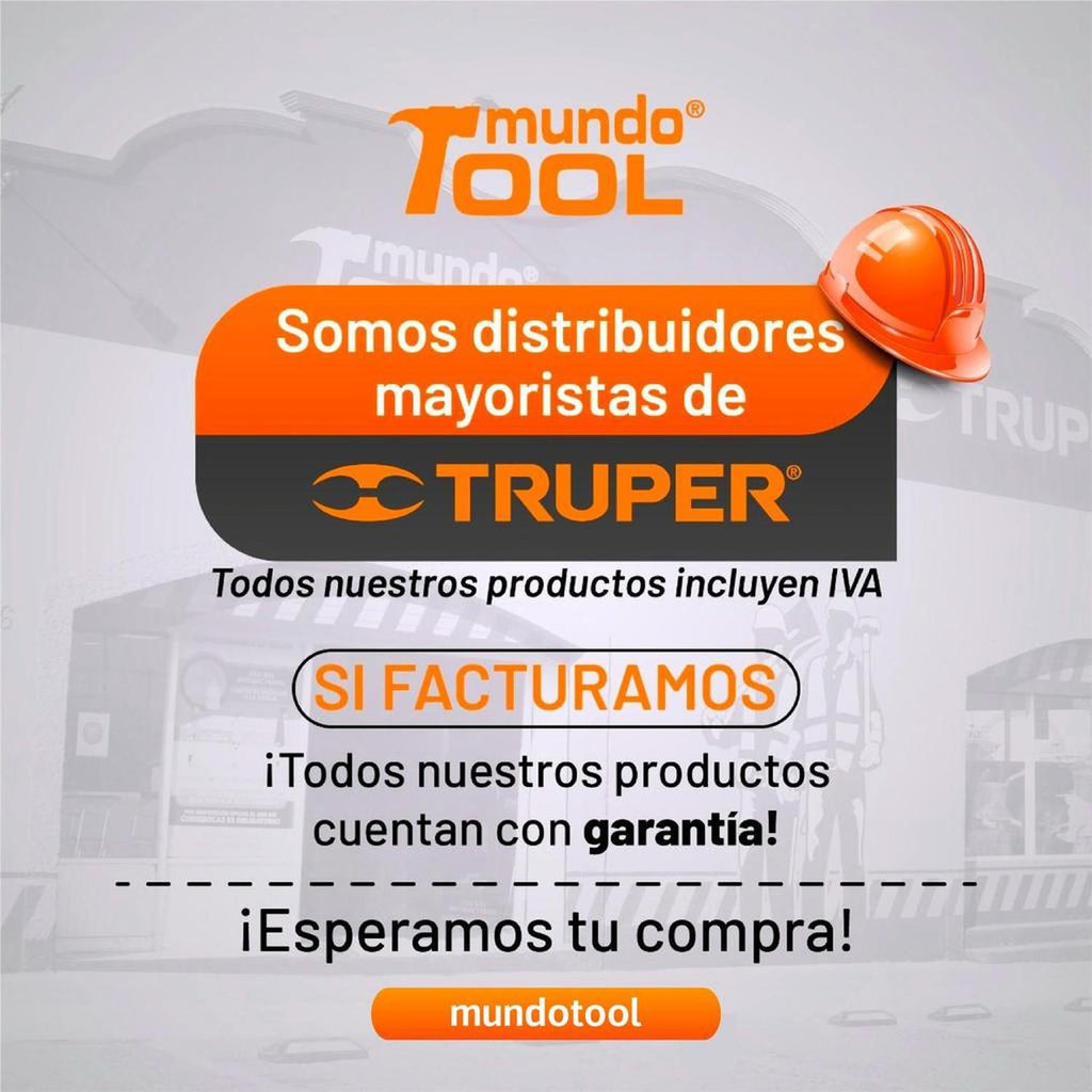 Lima Plana Bastarda 8' Truper - Mundo Tool 
