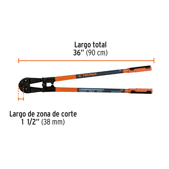 Cortapernos profesional de 36", Truper - Mundo Tool 