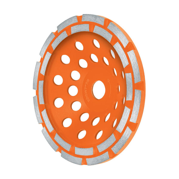 Copa de diamante doble segmento 7', usos generales, Truper - Mundo Tool 