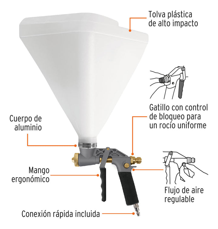 Tirolera Neumática, Truper, 19233 - Mundo Tool 