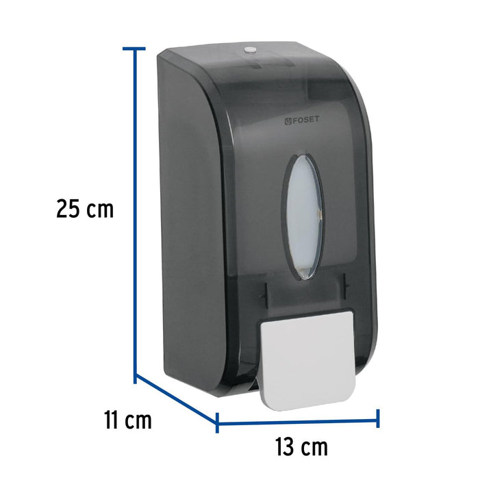 Dosificador de ABS para jabón líquido, humo, Foset - Mundo Tool 