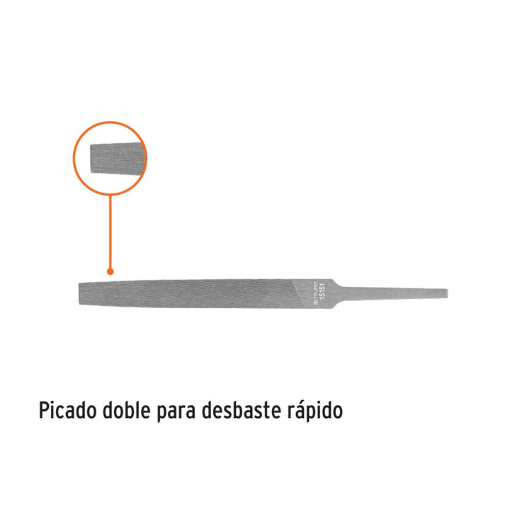 Lima Plana Muza 4' Truper - Mundo Tool 