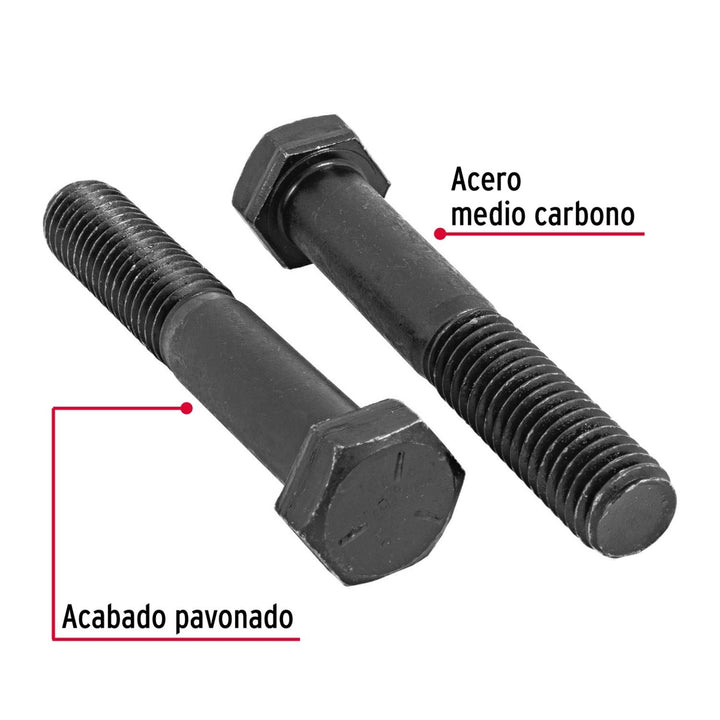 Tornillo Grado 5, 1/2 x 3', bolsa con 20 piezas Fiero - Mundo Tool 