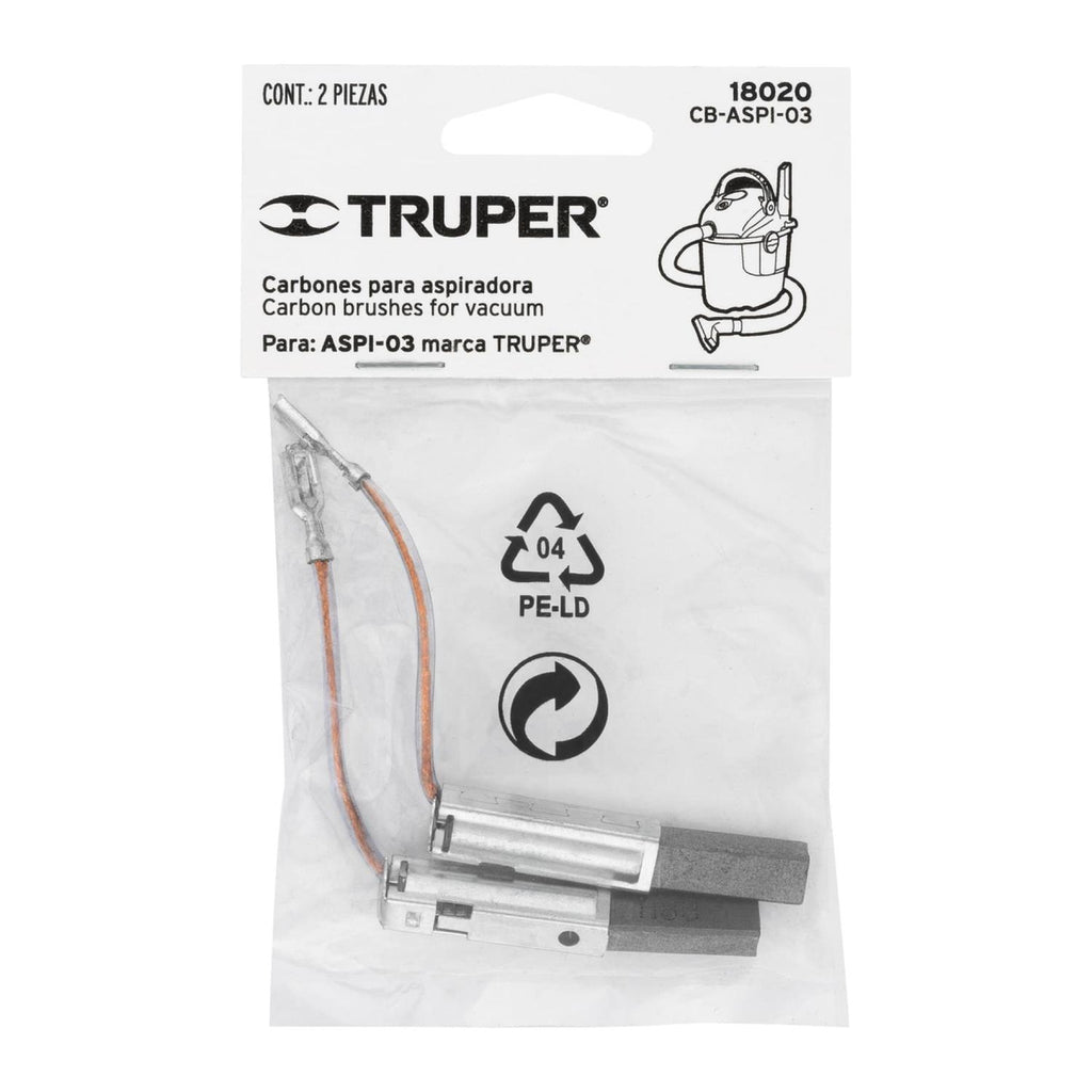 Carbones de repuesto para ASPI-03 Truper - Mundo Tool 