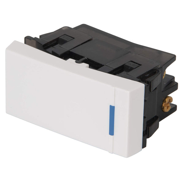 Volteck APSE-EEB, Interruptor de 3 vías 1 módulo color blanco línea Española - Mundo Tool 