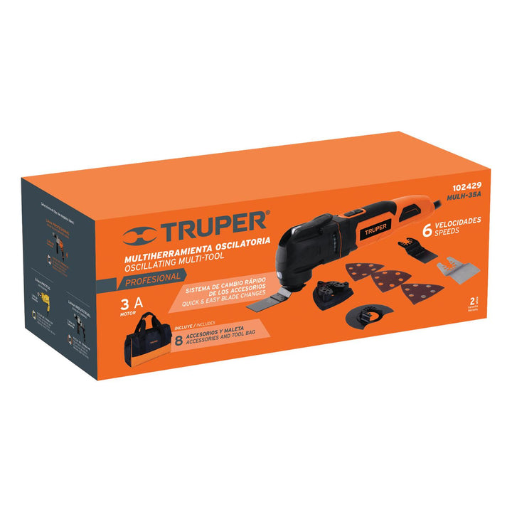 Multi herramienta profesional 350 W con 10 accesorios - Mundo Tool 