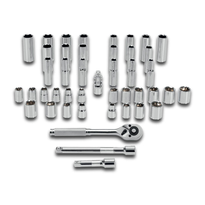 Juego de 45 herramientas cuadro 3/8" std y mm para mecánico - Mundo Tool 