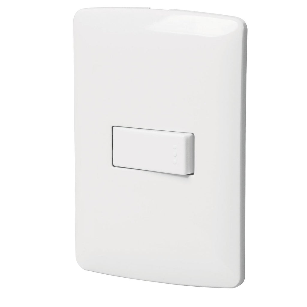 Placa interruptor sencillo de pared blanco, UL