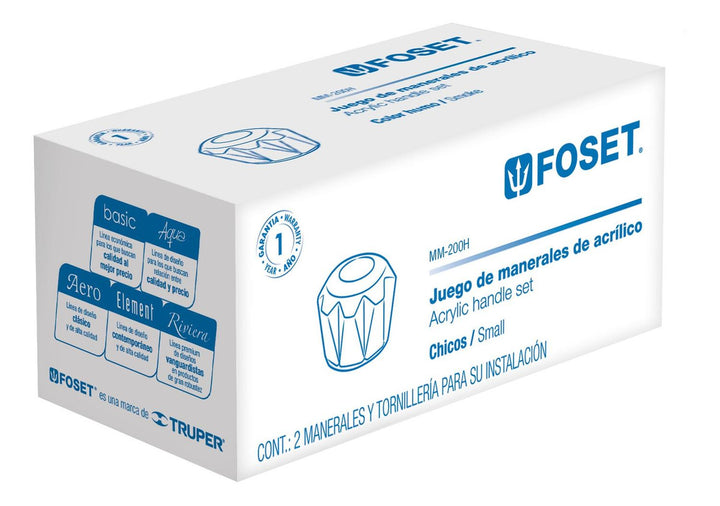 Juego Manerales Lavabo Y Fregadero Humo Basic Foset - Mundo Tool 