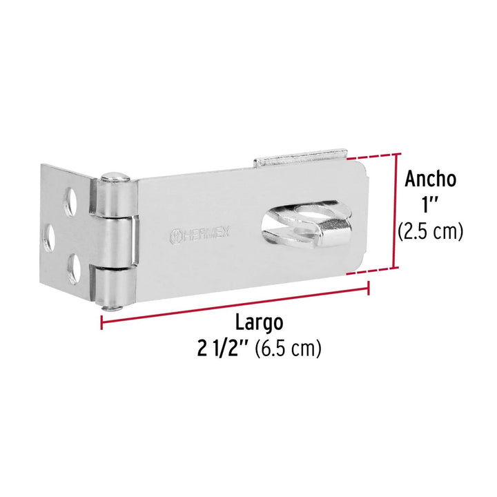 Portacandado Acero Zincado 2-1/2' Hermex - Mundo Tool 