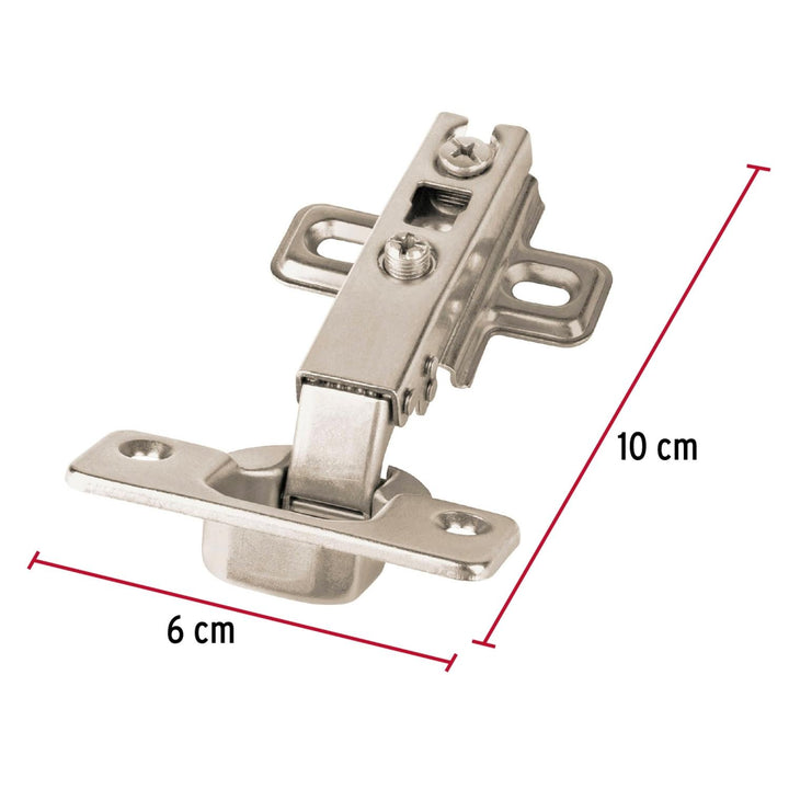 Bisagra Bidimensional 110o Cobertura Completa Hermex - Mundo Tool 