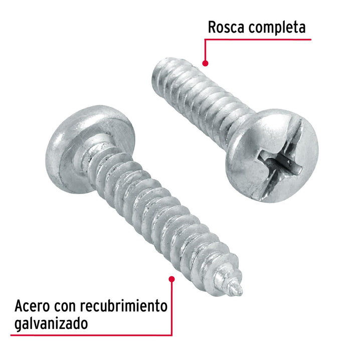 Pija Para Lámina #10 1' Caja Con 150 Pzas Fiero - Mundo Tool 