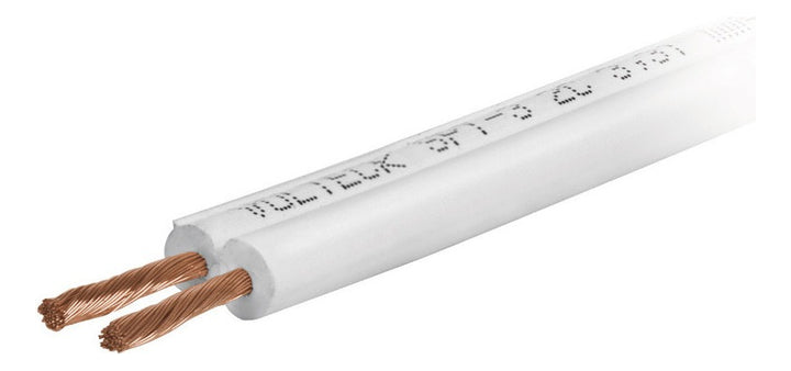 Cordón Duplex Flexible Spt 12 Awg Rollo 100 M Volteck 46066 Cubierta Blanco - Mundo Tool 