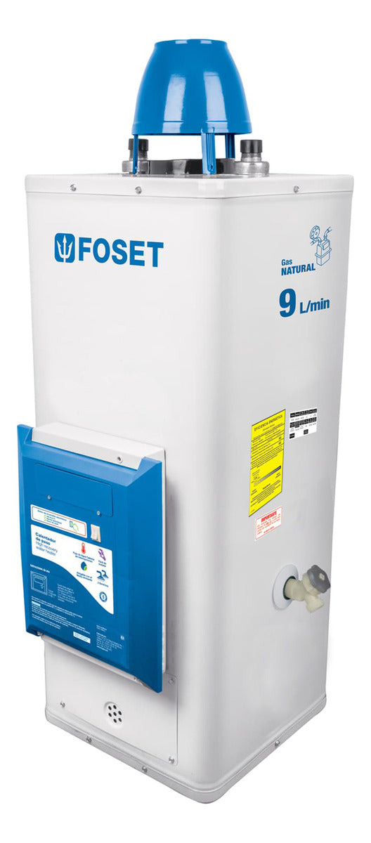 Calentador De Paso, 9l, Encendido Elect, Gas Na Foset 45247 - Mundo Tool 