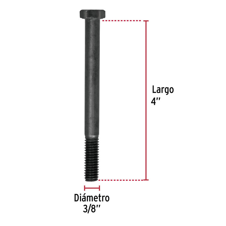 Tornillo Grado 5, 3/8 x 4', bolsa con 30 piezas Fiero - Mundo Tool 