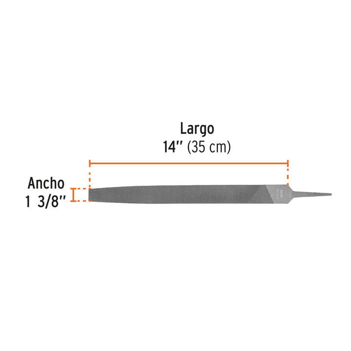 Lima Plana Muza 14' Truper - Mundo Tool 