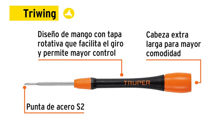 Desarmador De Precisión Triwing Y000 - Mundo Tool 