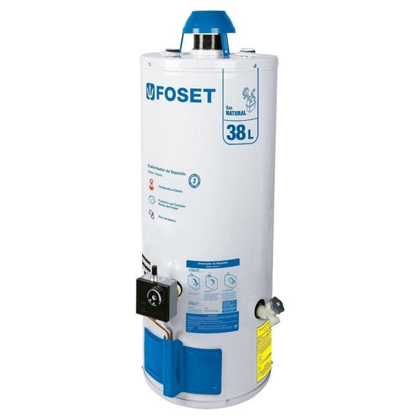Calentador De Depósito, 38l, Gas Natural, 1 Ser Foset - Mundo Tool 