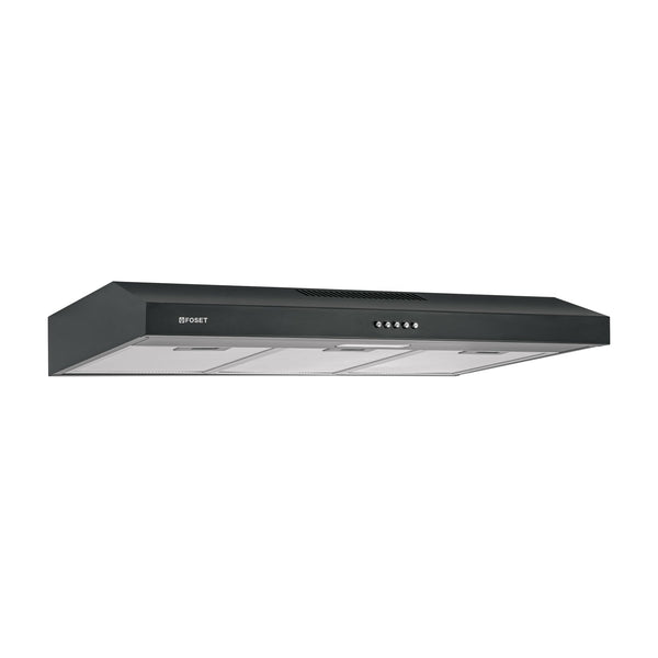 Foset CAME-80M, Campana extractora 80 cm empotrable color negro - Mundo Tool 