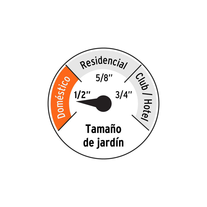 Manguera para jardín 1/2 Reforzada 3 Capas Conexiones Aluminio 15m - Mundo Tool 