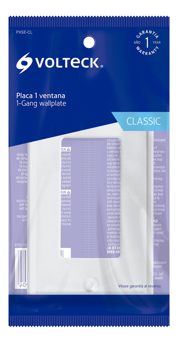Placa 1 Ventana De Acero Inoxidable Línea Cla Volteck 46421 - Mundo Tool 