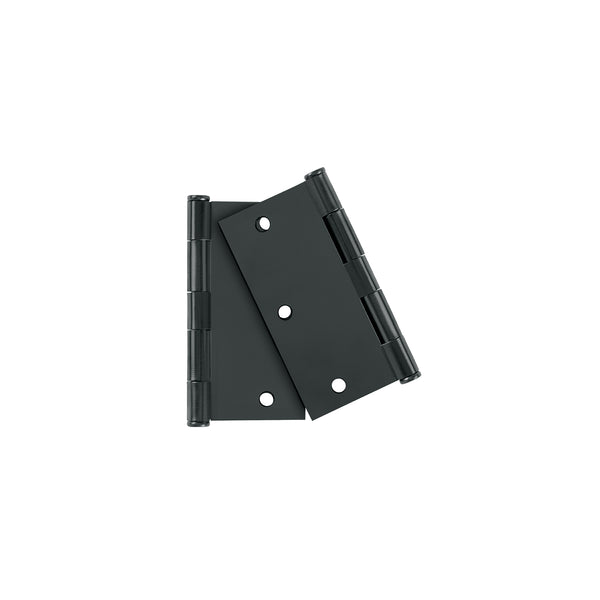 Bolsa con 2 bisagras cuadradas 3-1/2', acero negro, BASIC - Mundo Tool 