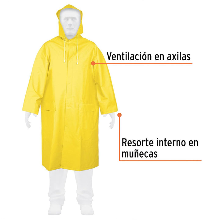 Gabardina Talla Extra-grande Pvc Truper - Mundo Tool 