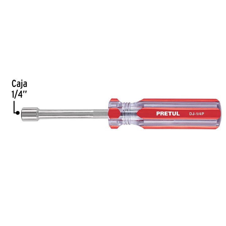 Desarmador de caja 1/4" mango de PVC, Pretul - Mundo Tool 