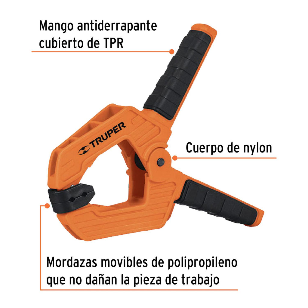 Prensa De Resorte 4' Truper - Mundo Tool 