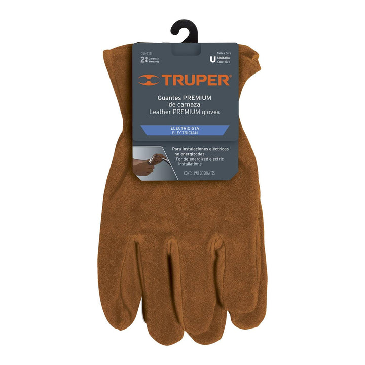 Guantes De Carnaza Para Electricista Truper - Mundo Tool 