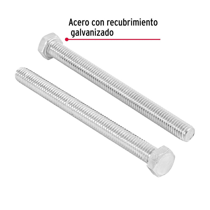 Tornillo tipo máquina, 3/8 x 4-1/2', bolsa con 15 pzas Fiero - Mundo Tool 