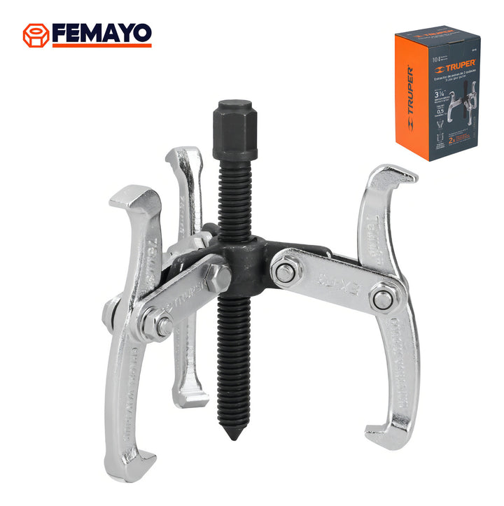 Extractor De Poleas, 3 Quijadas, 3' Truper 14500 - Mundo Tool 