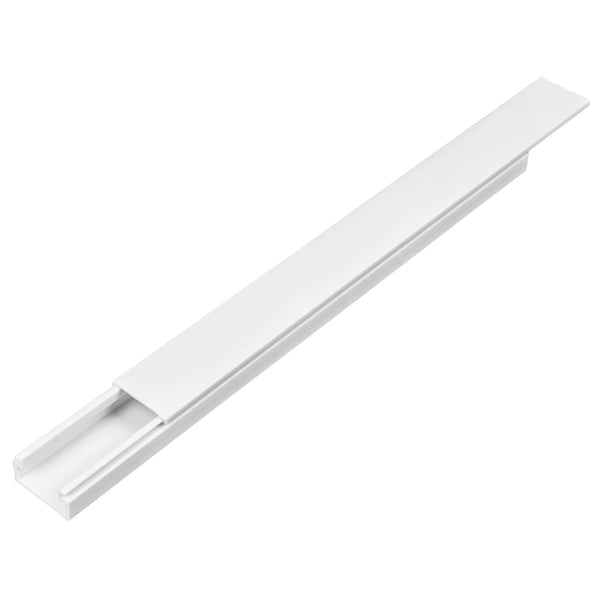 Volteck CAN-1020A, Canaleta de 1 víacon cinta ahesiva, 2m - Mundo Tool 
