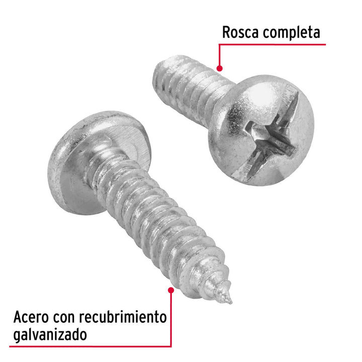 Pija Para Lámina #14 1' Caja Con 100 Pzas Fiero - Mundo Tool 