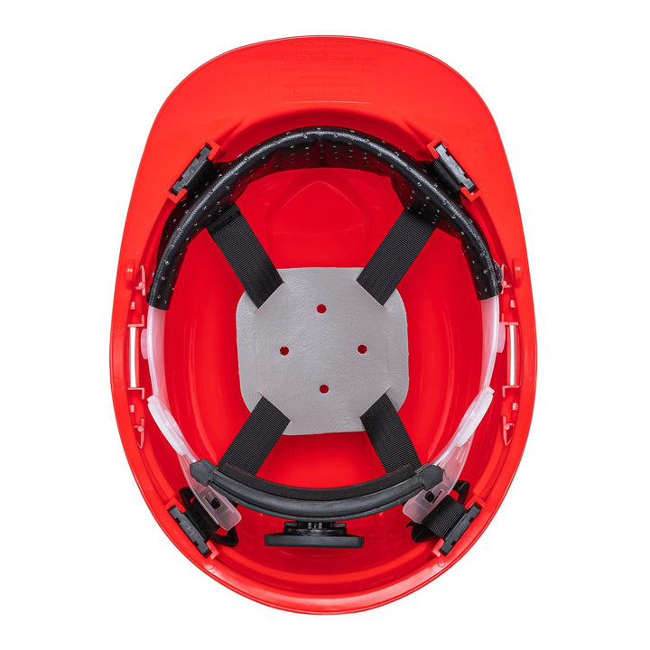 Casco de seguridad color rojo Truper - Mundo Tool 