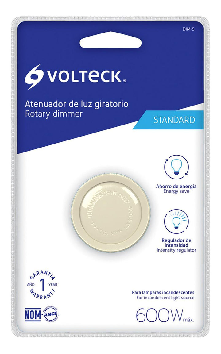 Atenuador De Luz Rotativo Línea Standard Volteck - Mundo Tool 