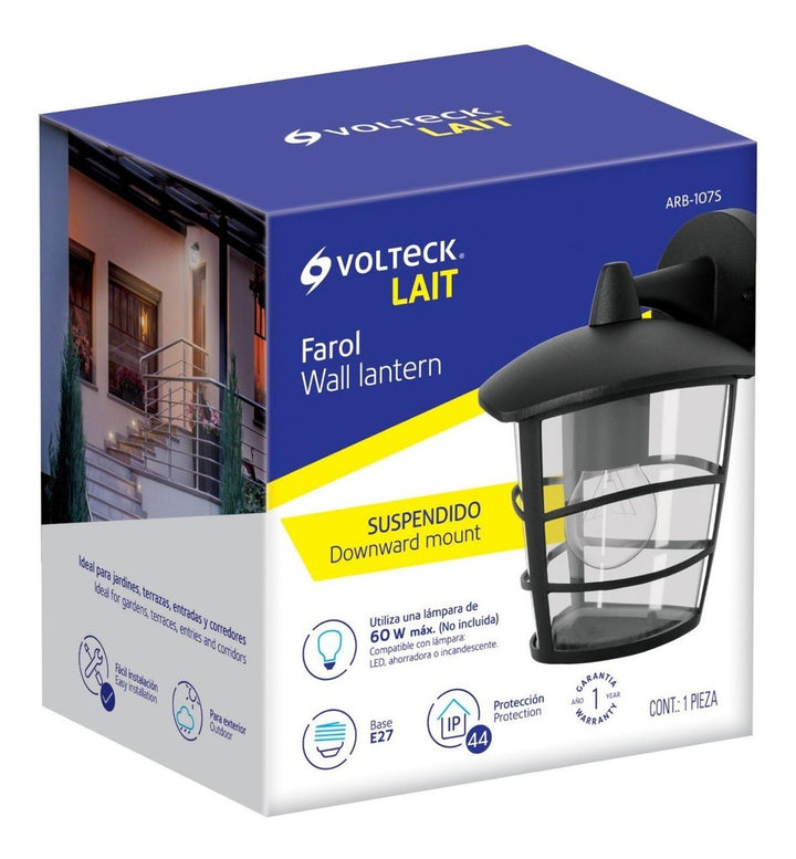 Arbotante Farol Soportado Lámpara No Incluida Volteck - Mundo Tool 