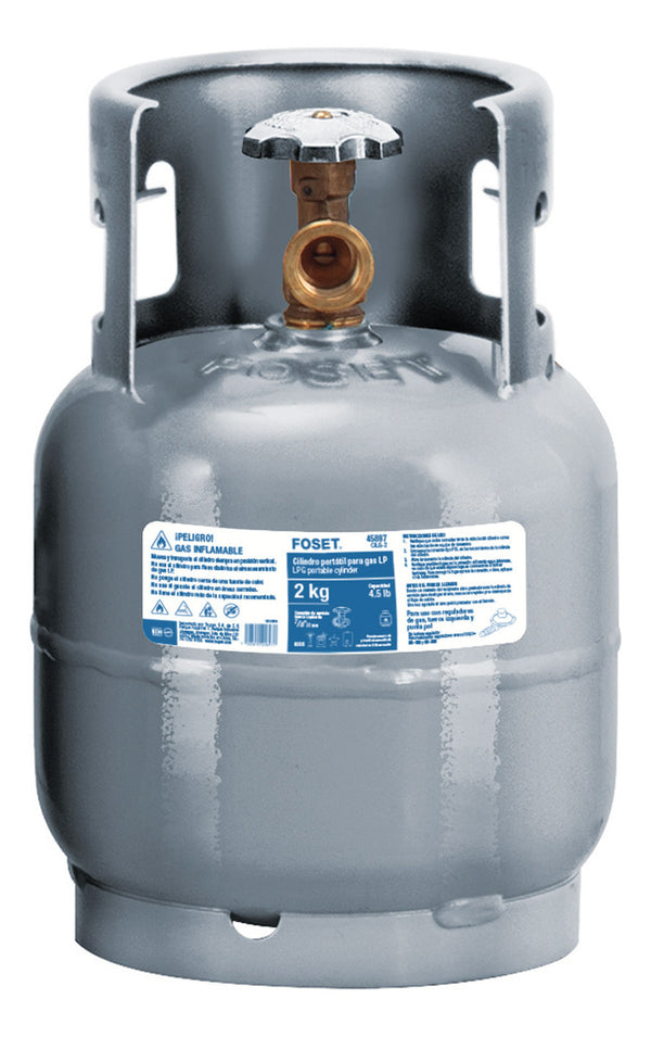 Cilindro Portátil Para Gas Lp, 2kg (4.5lb) Foset