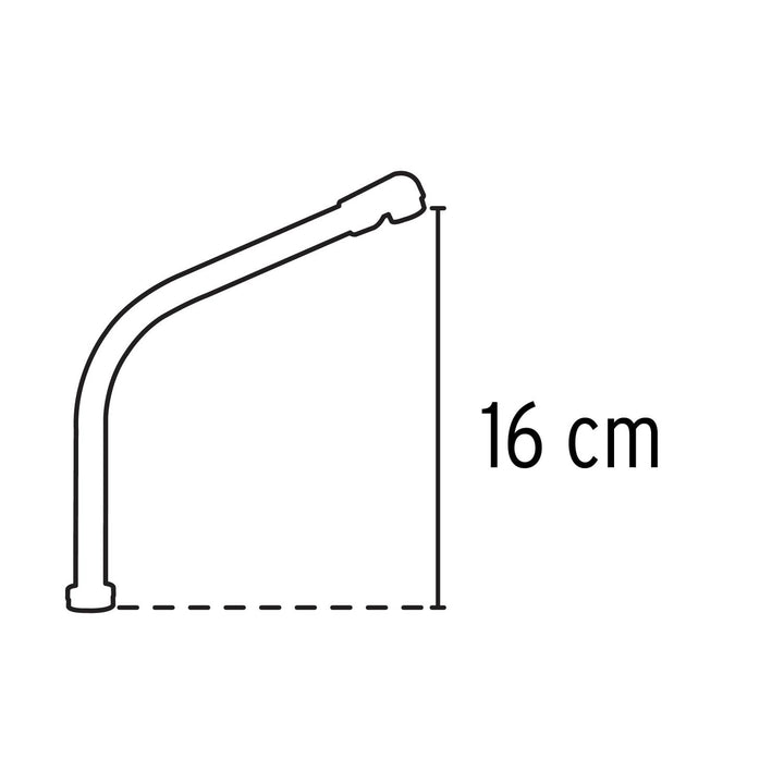 Cuello para mezcladora de fregadero, satín, Aqua - Mundo Tool 