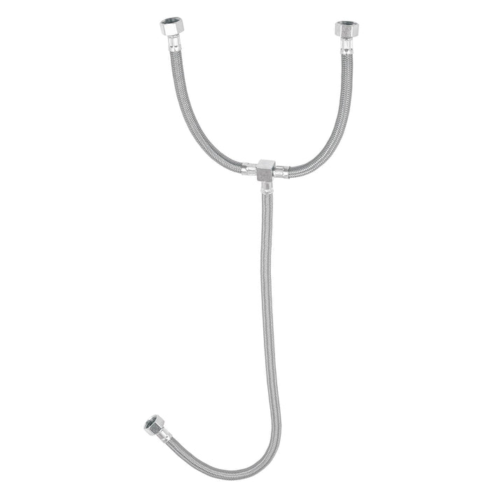 Foset Viniflex FTE-55V Manguera ″T″ vinilo 55 cm para lavabo - Mundo Tool 