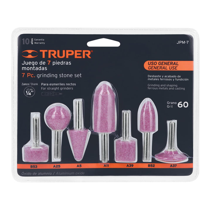 Juego Piedras Para Montar 7 Piezas Truper - Mundo Tool 