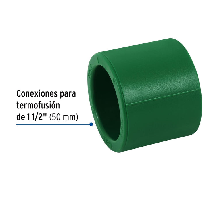 Cople de PPR, 1-1/2', 50mm Foset - Mundo Tool 