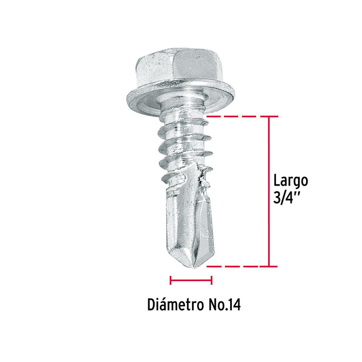 Pija Punta De Broca 3/4' Caja Con 100 Pzas Fiero - Mundo Tool 