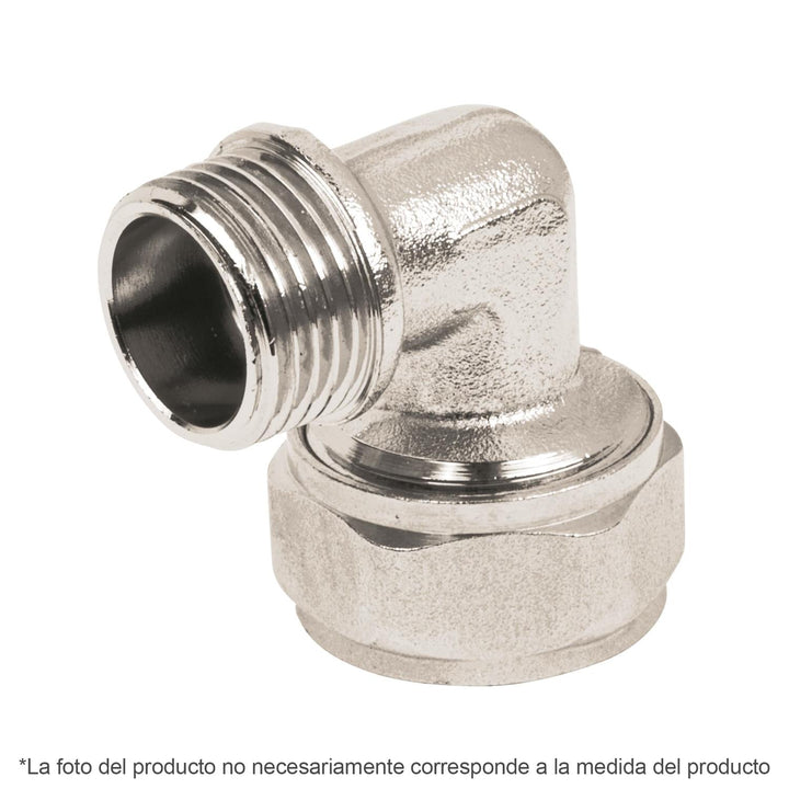 Codo 90° para PEALPE, 3/8', con rosca macho, Foset - Mundo Tool 