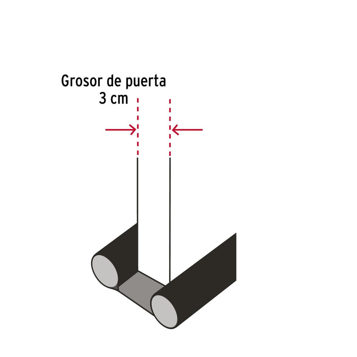 Guardapolvo con funda 100 cm, gris, Hermex - Mundo Tool 