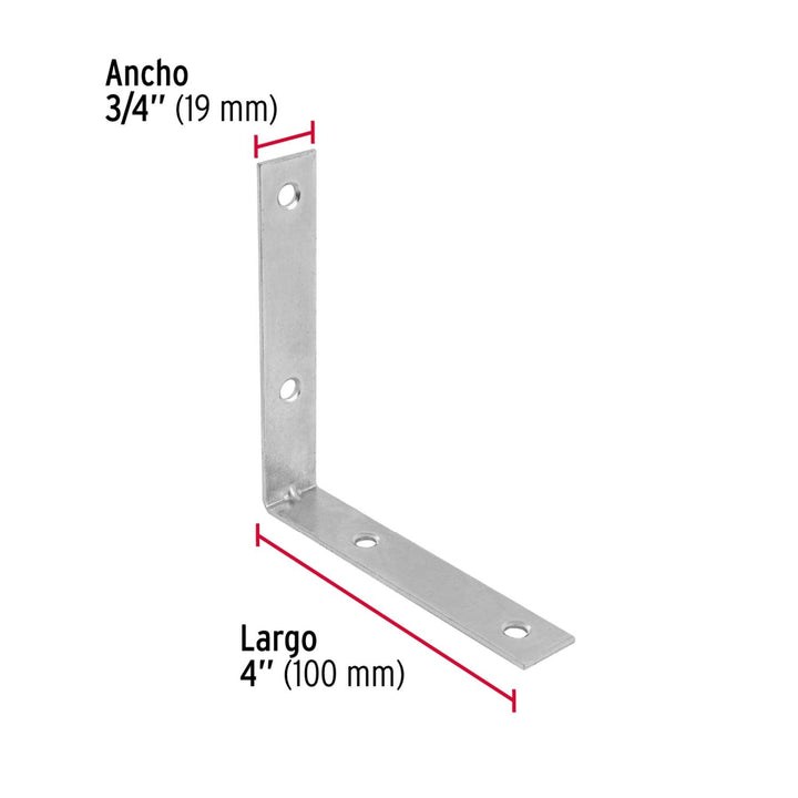 Escuadra esquinera, 4' x 4' Fiero - Mundo Tool 