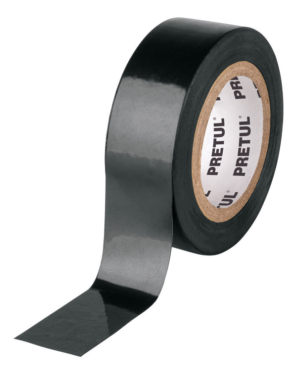 Cinta de aislar de 9 m x 19 mm, negra, Pretul - Mundo Tool 