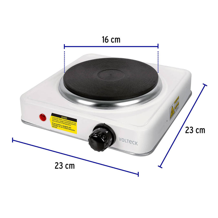 Parrilla Eléctrica De Disco Individual Volteck - Mundo Tool 